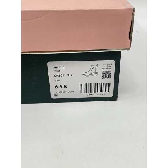 Kate Spade New York Women's Winnie Pull-On Lug-Sole Booties - Black 6.5 - Picture 6 of 7